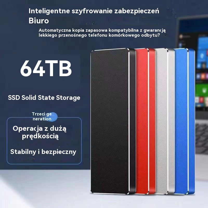 🎉【🔥Sprzedano ponad 9999 egzemplarzy】Przenośny dysk twardy o ultraszybkim transferze 150 MB/s【2T 4T 8T 10T 16T】