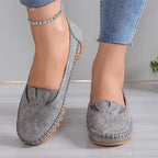 ☁🔥【Zniżka ograniczona czasowo】【36-43】🔥【Tak miękkie, że nie będziesz chciał ich zdejmować】Modne buty codzienne z haftem i ultra miękką podeszwą