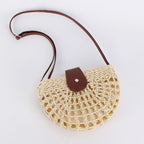 👜 OFERTA LIMITOWANA – 50% ZNIŻKI! ✨ Ręcznie robiona pleciona torebka na ramię w stylu boho z regulowanym paskiem i bardzo lekką konstrukcją ✨