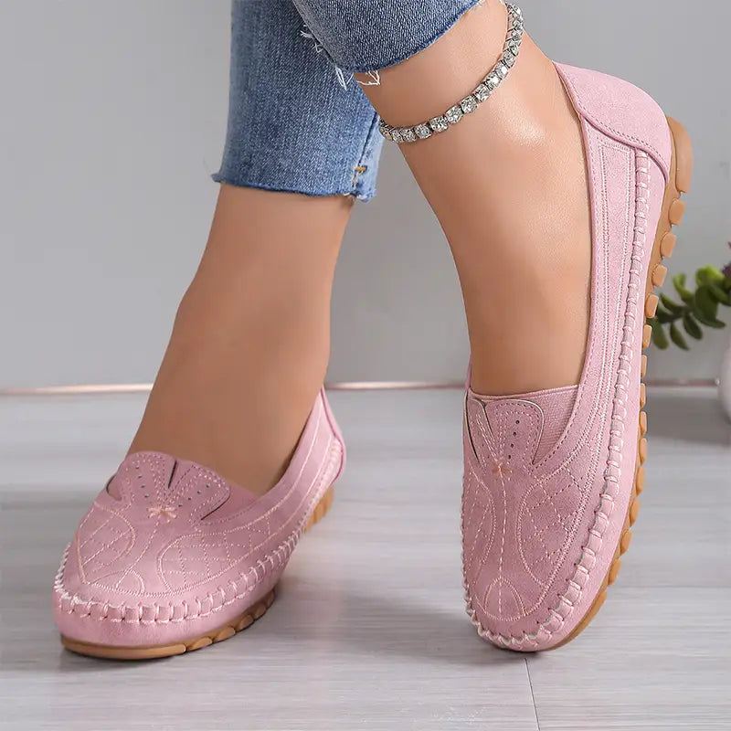☁🔥【Zniżka ograniczona czasowo】【36-43】🔥【Tak miękkie, że nie będziesz chciał ich zdejmować】Modne buty codzienne z haftem i ultra miękką podeszwą