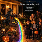 🧙‍♀️🎃 Ogrodowy lampion „Kociołek czarownicy” z oświetleniem LED – zachwycająca dekoracja zewnętrzna 🔮✨