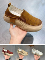 【35-40】Letnie ażurowe buty na koturnie lekkie wygodne