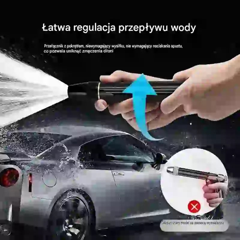 🚿 🔥Ostatni dzień oferty specjalnej! 🔥💧 Pistolet na wodę wysokociśnieniowy: do mycia samochodu, prac ogrodniczych, 10 razy większe ciśnienie, wiele funkcji ⚡