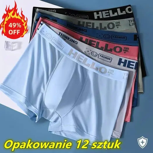 🔥【Kup 1, otrzymasz 6 sztuk !】🧊---2026 Nowe antybakteryjne bokserki męskie U Curved Mesh Modal Plus Size