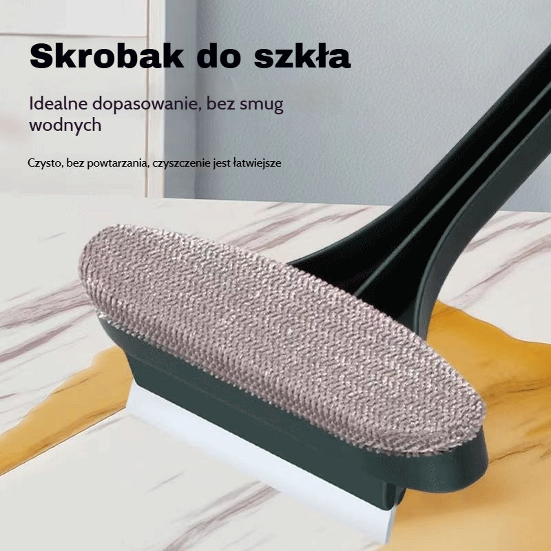 【50% taniej】✨Dwufunkcyjna szczotka czyszcząca 2w1✨Skuteczna pomoc w sprzątaniu