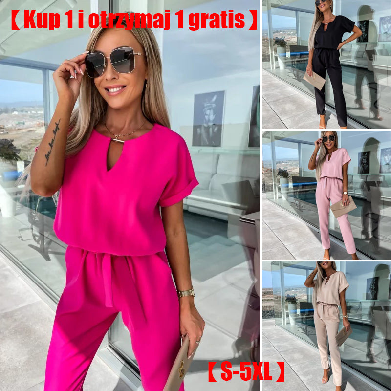 🌼🥰45% OFF 【S-5XL】2026 Modny elastyczny kombinezon w komplecie