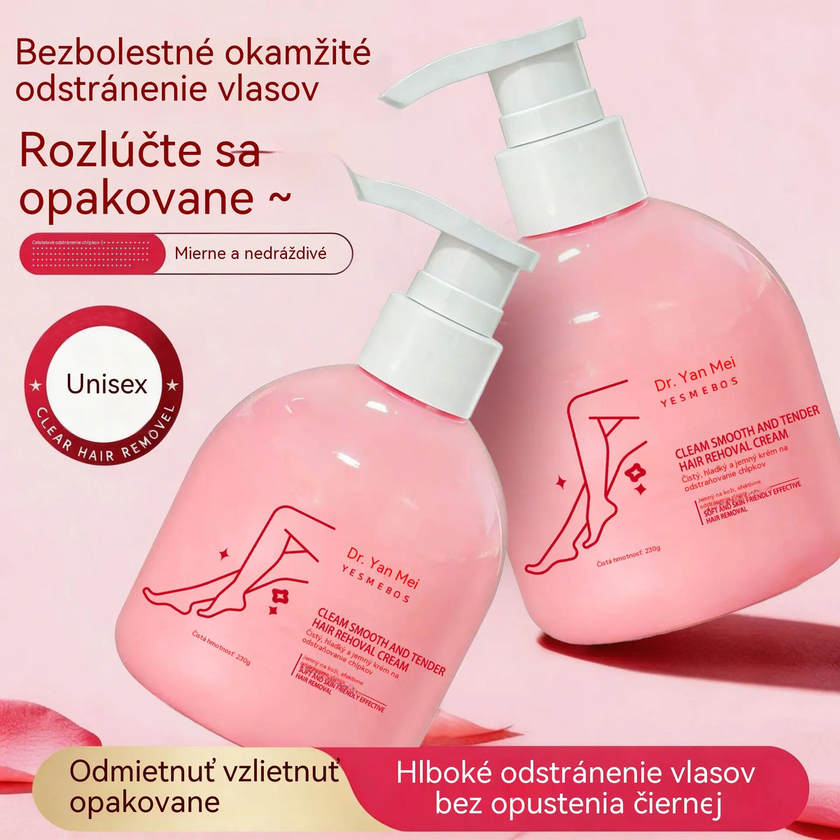 ✨Delikatna depilacja bez podrażnień – krem do usuwania włosków