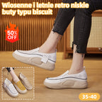 【35-40】Letnie ażurowe buty na koturnie lekkie wygodne