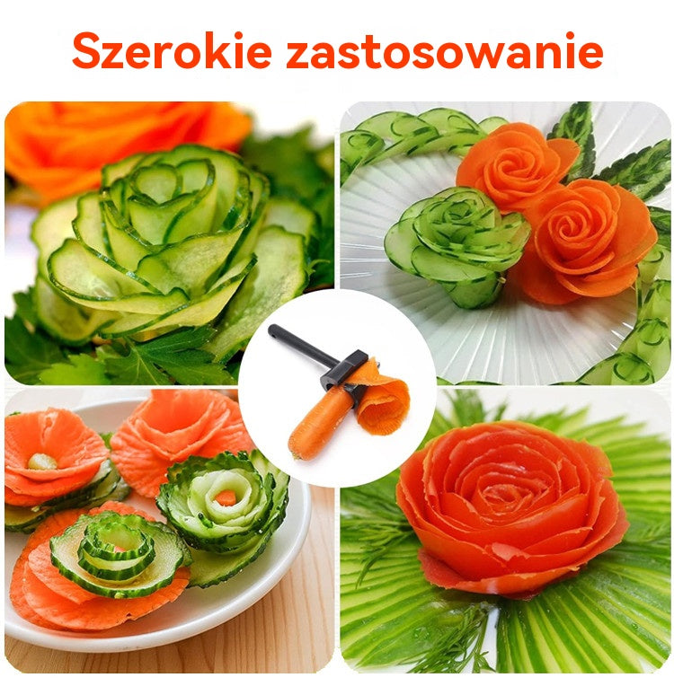 🔥【Kup 1, a 1 dostaniesz gratis】💮 Narzędzie do zwijania kwiatów z owoców i warzyw --- Łatwe w użyciu, zwija kwiaty za jednym razem