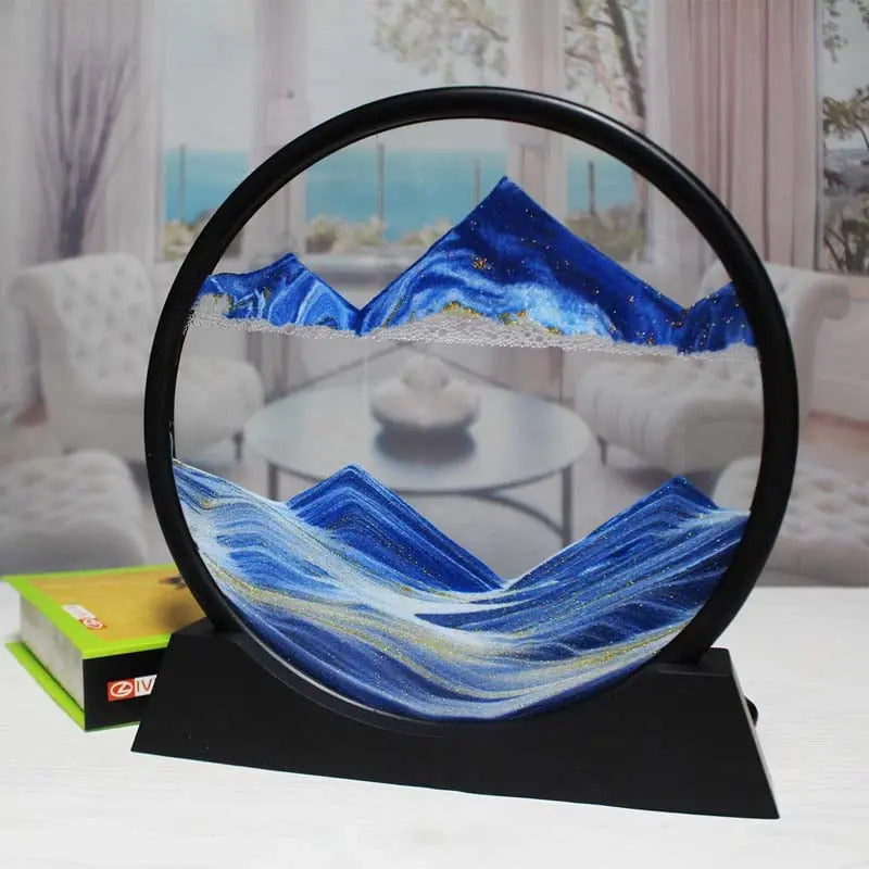🏡🖼️ Obraz 3D z ruchomymi piaskami do dekoracji domu