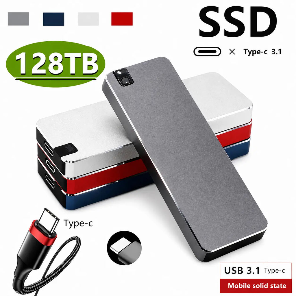 ⚡💾 Dysk Przenośny 128TB - Superszybki Transfer Danych.Natychmiastowe Kopiowanie Zdjęć i Filmów