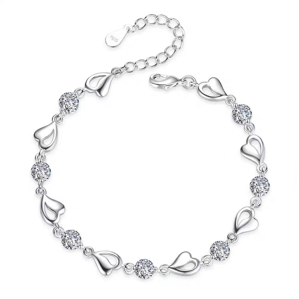 ✨✨【Kup 1, a 1 otrzymasz gratis】💎Serce oceanu 925 srebro bransoletka