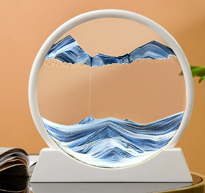 🏡🖼️ Obraz 3D z ruchomymi piaskami do dekoracji domu