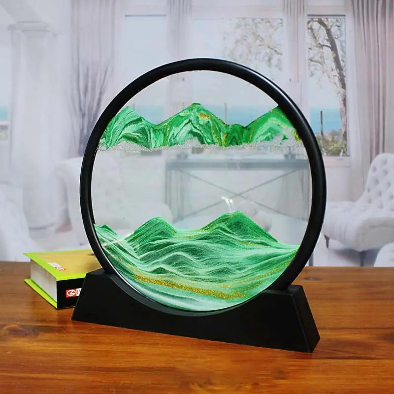🏡🖼️ Obraz 3D z ruchomymi piaskami do dekoracji domu