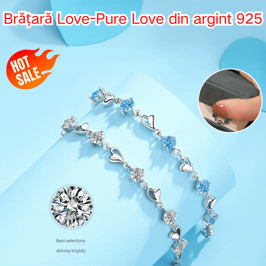 ✨✨【Kup 1, a 1 otrzymasz gratis】💎Serce oceanu 925 srebro bransoletka