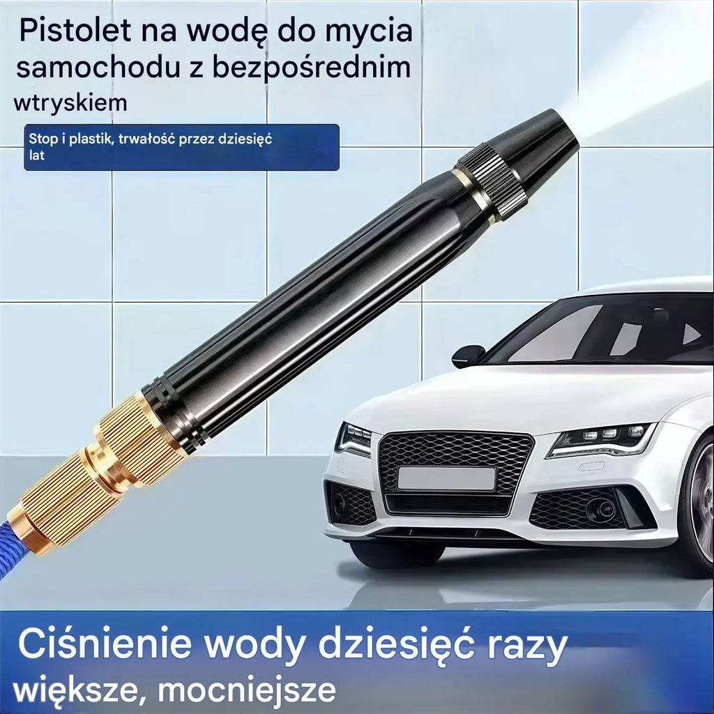 🚿 🔥Ostatni dzień oferty specjalnej! 🔥💧 Pistolet na wodę wysokociśnieniowy: do mycia samochodu, prac ogrodniczych, 10 razy większe ciśnienie, wiele funkcji ⚡
