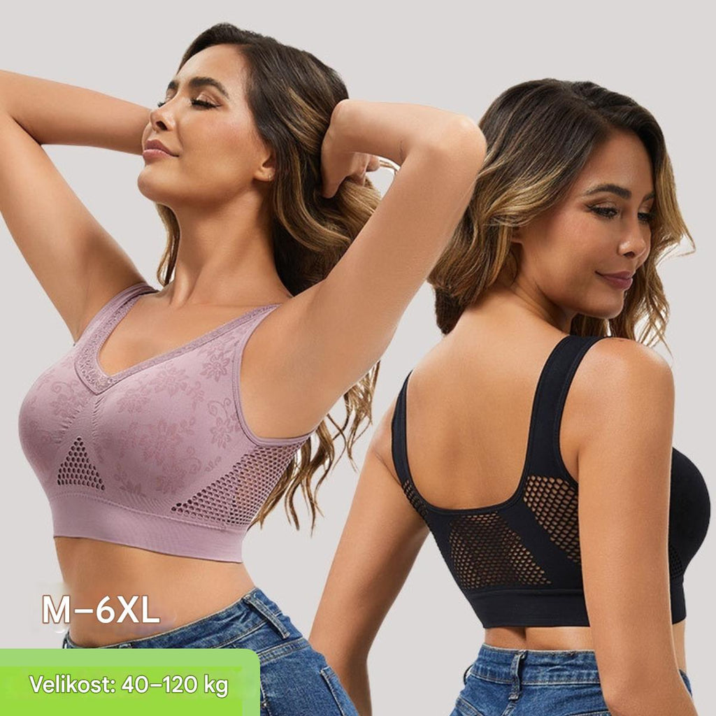 🔥Hit Sprzedaży 【Rabat 50%】👙【40-120 kg】【Zestaw 3 sztuk】✨ Biustonosz koronkowy bez fiszbin z wysokim wsparciem dla kobiet