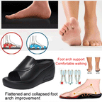 【30% ZNIŻKI】🔥[Obcas 5,5 cm] 【35-42】Sandały na koturnie z miękką podeszwą