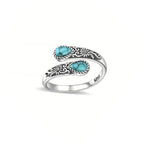 Ostatni dzień: 50% zniżki na pierścionek z kwiatem z kamienia księżycowego w stylu vintage. Regulowany rozmiar · Ponadczasowa elegancja