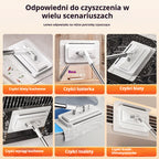 🔥Hit Sprzedaży 【Rabat 50%】🧹 Zestaw 4 szt. | Mop z uchwytem na ściereczkę – bezdotykowe wyciskanie, wygodne sprzątanie