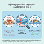 🧊🐶【70 * 55cm】🐱Chłodząca mata dla psa i kota – natychmiastowa ulga w upalne dni lata!