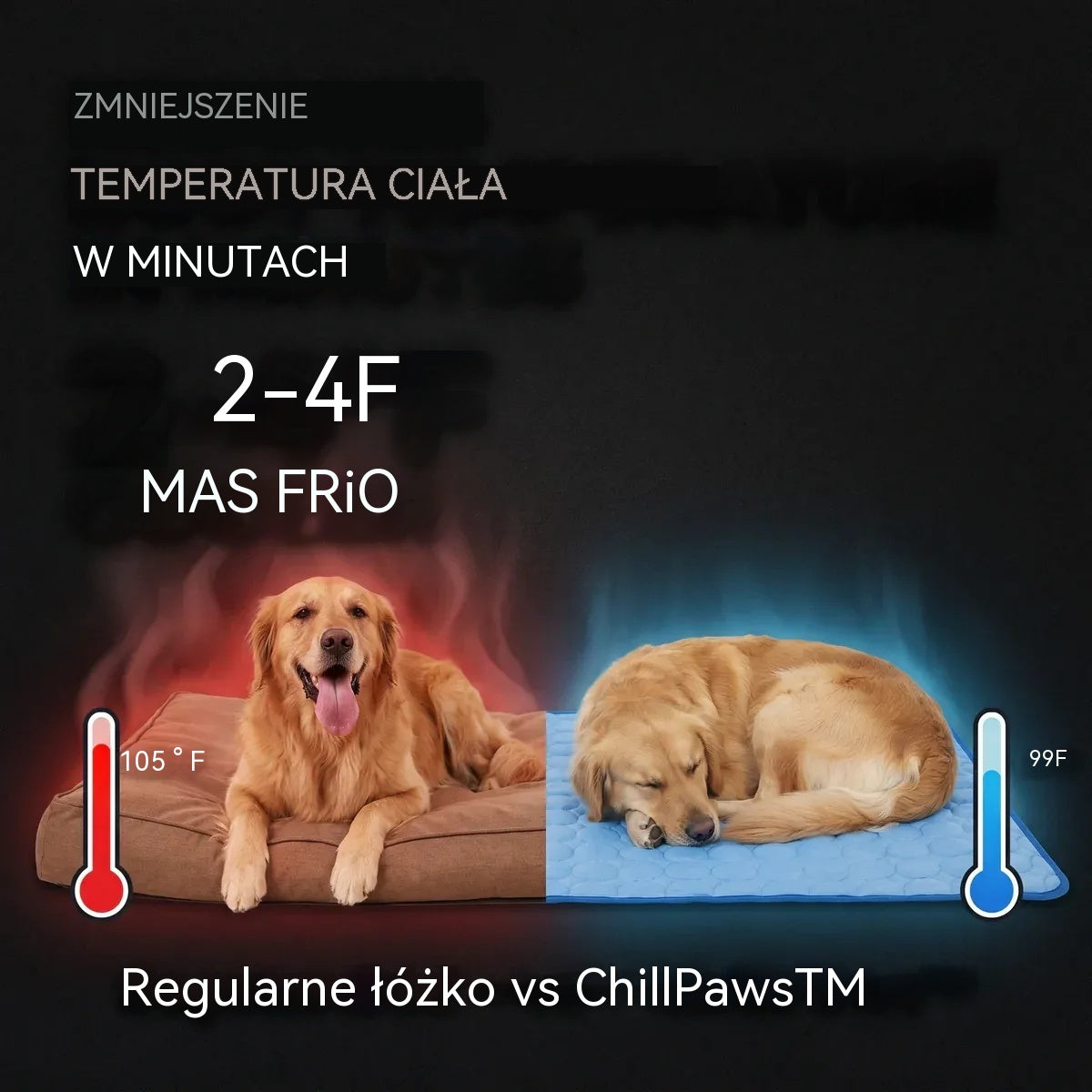 🧊🐶【70 * 55cm】🐱Chłodząca mata dla psa i kota – natychmiastowa ulga w upalne dni lata!