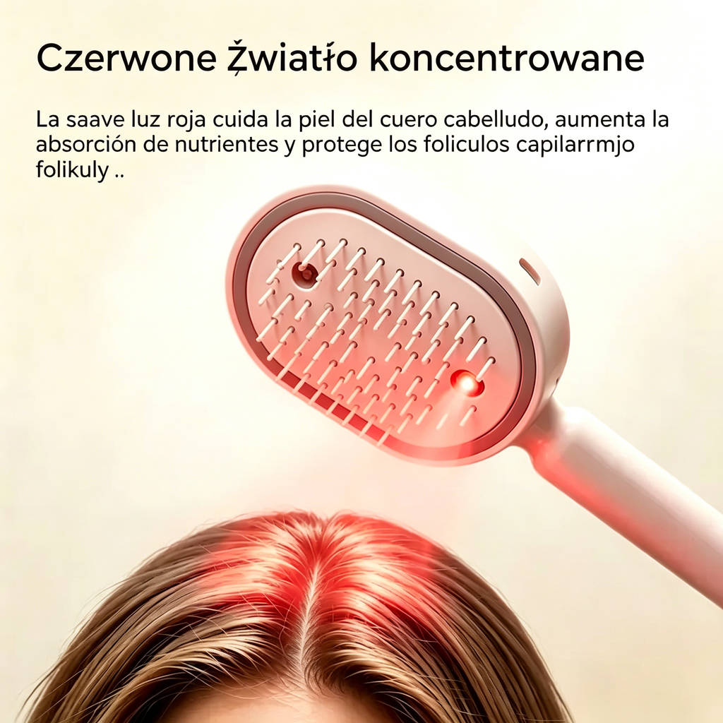 💨🔥 【Grzebień z rozpylaczem】 Pielęgnacja olejkami eterycznymi, zapobiega wypadaniu włosów, masuje skórę głowy⚡