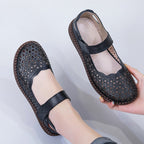 🔥【Zniżka ograniczona czasowo】【35-40】💕Płytkie, płaskie buty damskie w stylu francuskim z dziurkami na czubku