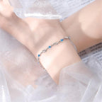 ✨✨【Kup 1, a 1 otrzymasz gratis】💎Serce oceanu 925 srebro bransoletka