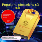 🔥🔥【32 GB】Wysokiej jakości uniwersalny dysk flash USB do muzyki samochodowej【2500 popularnych piosenek + 100 filmów】