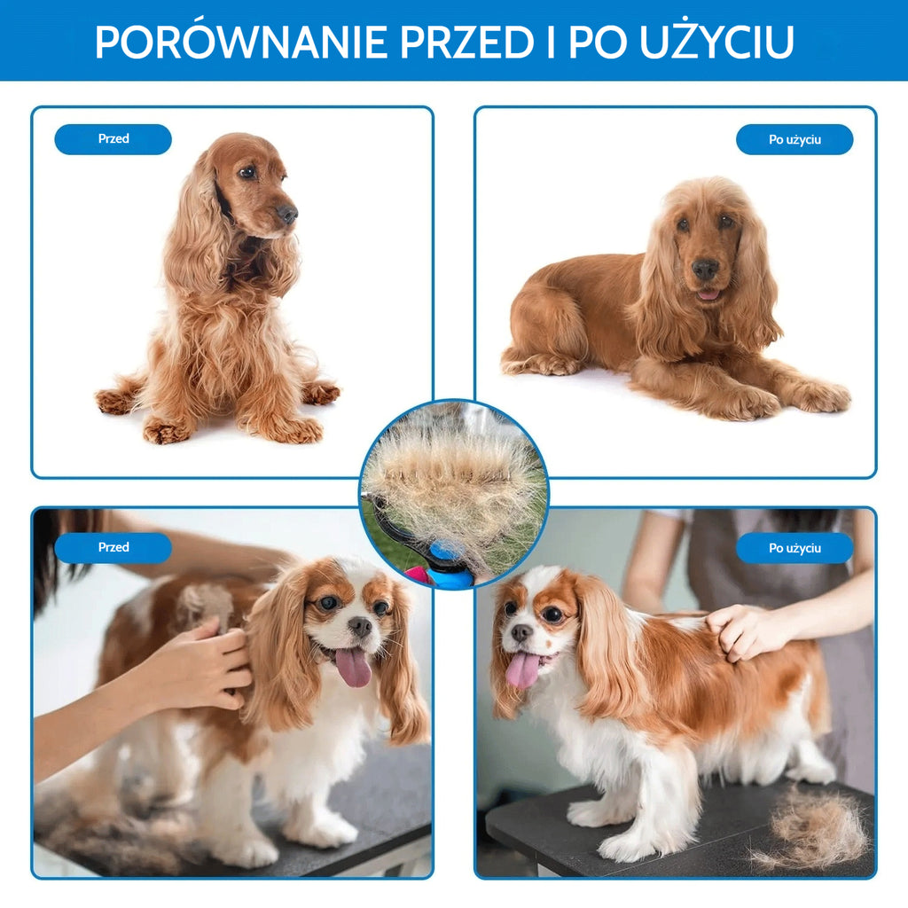 49% OFF 🐾 Profesjonalne narzędzie do usuwania martwego włosa dla psów i kotów: łagodne, skuteczne i dom wolny od włosów ✨💖