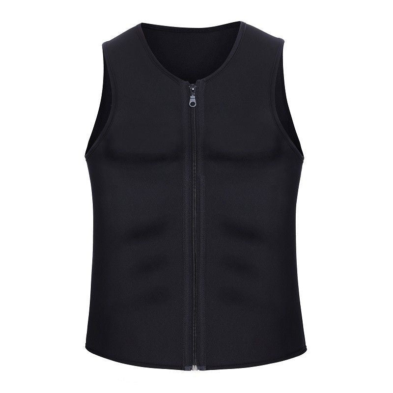50% OFF 【S-4XL】💪Męska kamizelka modelująca do treningu, intensywne pocenie 🔥, szybkie spalanie tłuszczu ⚡