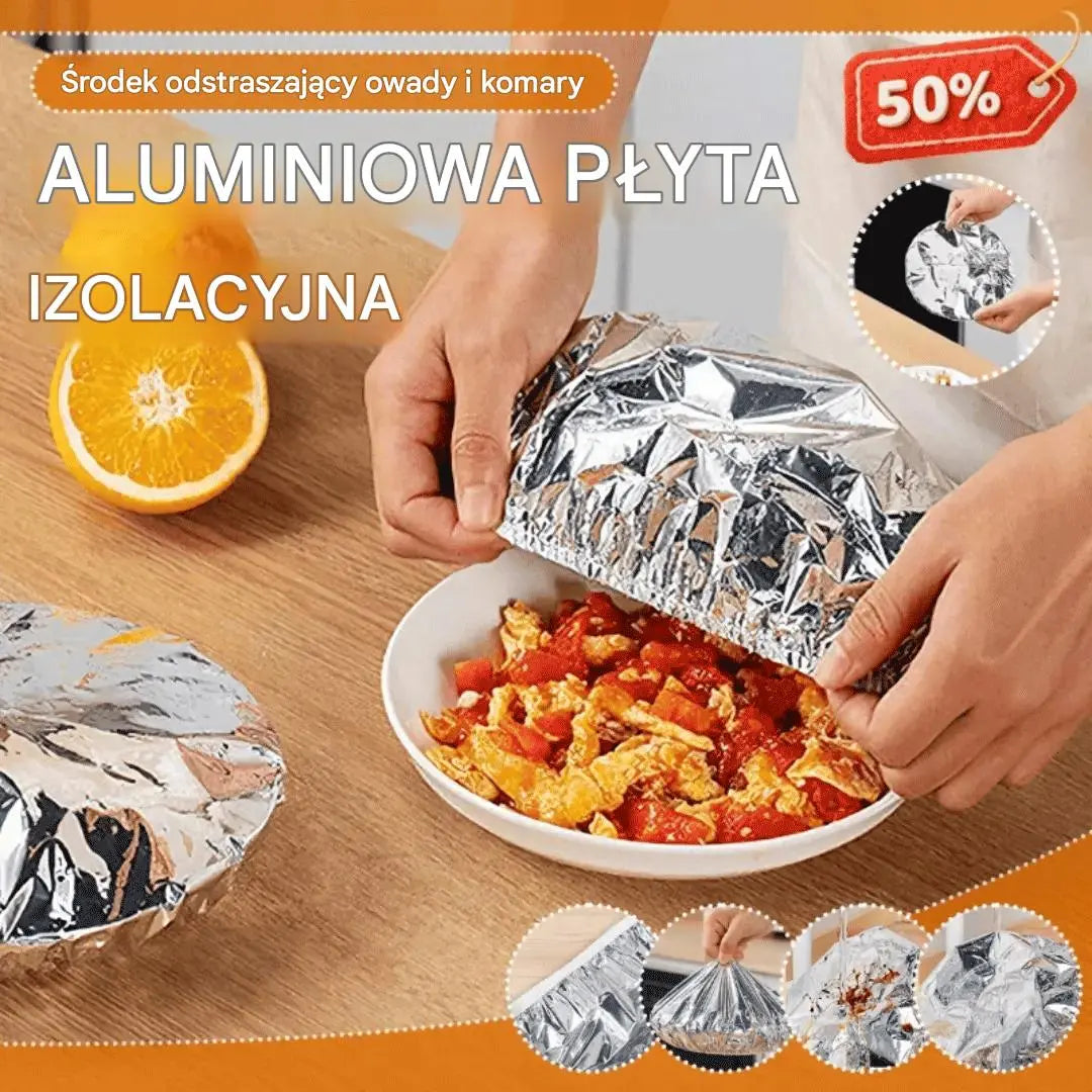 📢📢【50% RABATU】⏰【100 sztuk】Osłona termoizolacyjna z folii aluminiowej