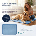 🧊🐶【70 * 55cm】🐱Chłodząca mata dla psa i kota – natychmiastowa ulga w upalne dni lata!