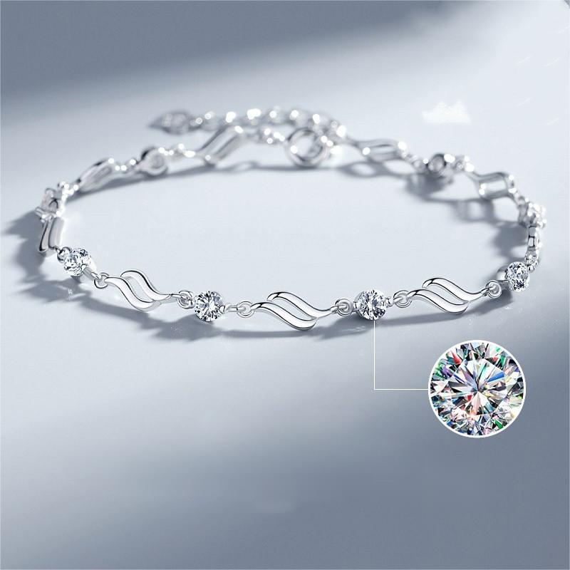 ✨✨【Kup 1, a 1 otrzymasz gratis】💎Serce oceanu 925 srebro bransoletka