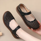 🔥【Zniżka ograniczona czasowo】【35-40】💕Płytkie, płaskie buty damskie w stylu francuskim z dziurkami na czubku