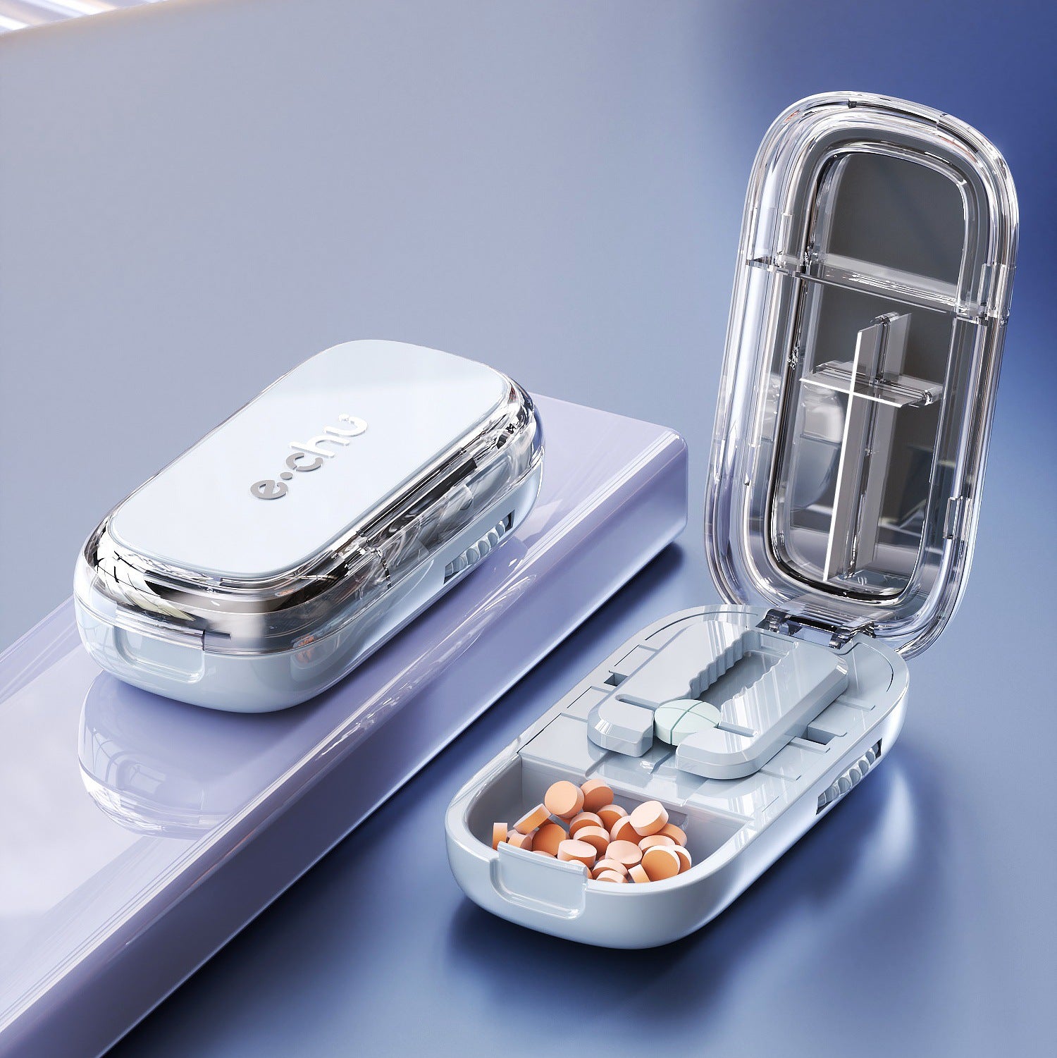 💊【50% OFF !】🧰 Przenośny, hermetyczny i odporny na wilgoć wielofunkcyjny organizer na tabletki