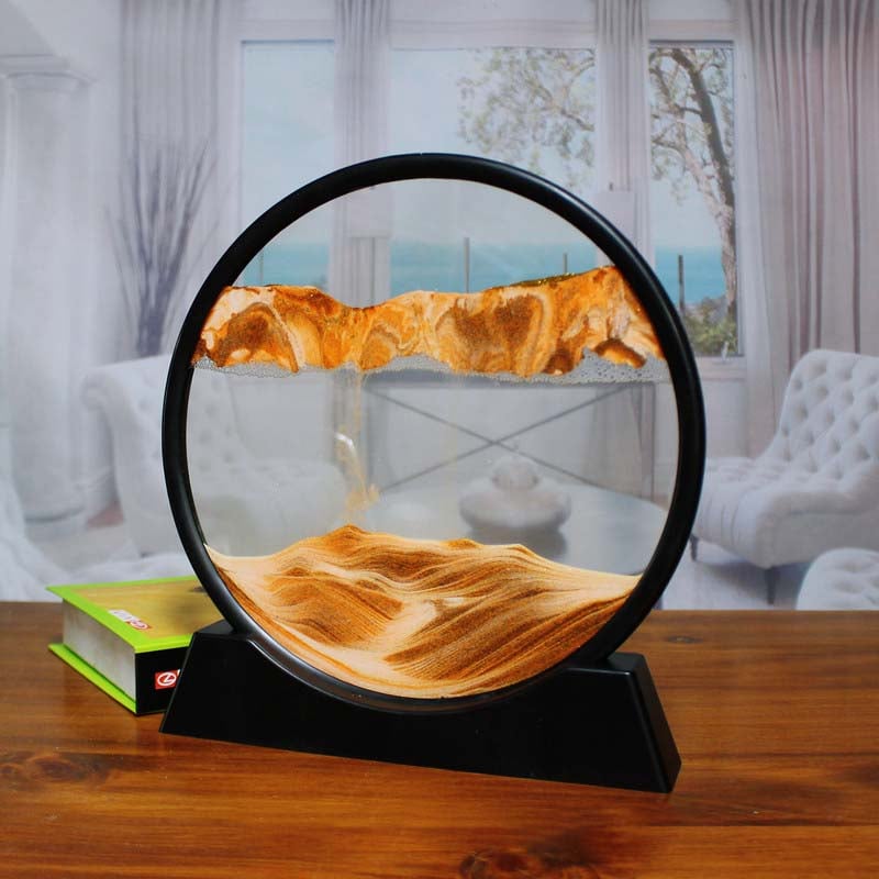 🏡🖼️ Obraz 3D z ruchomymi piaskami do dekoracji domu