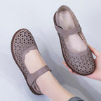 🔥【Zniżka ograniczona czasowo】【35-40】💕Płytkie, płaskie buty damskie w stylu francuskim z dziurkami na czubku