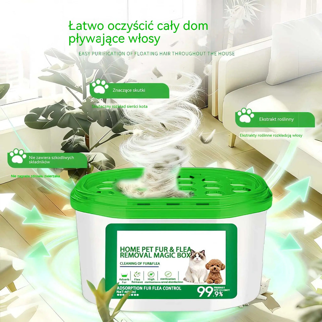 【Kup 1, otrzymaj 1 za darmo】 🔥 Specjalna oferta 2026 – Magiczne pudełko do usuwania sierści i zapachów zwierząt domowych