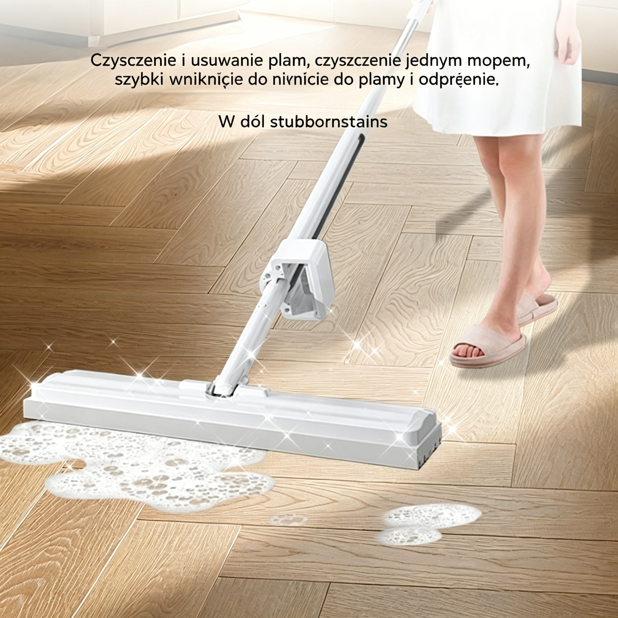 🧹【Kup1, drugi gratis!0.5zł/sztuka】✨ 200-arkuszowe, antybakteryjne i dezodoryzujące, uniwersalne chusteczki czyszczące | Nadają się do podłóg drewnianych, laminowanych, płytek oraz wnętrz kamperów