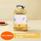 【2 torebki, 200 sztuk】 Jednorazowa pokrywka do przechowywania świeżości, dopuszczona do kontaktu z żywnością